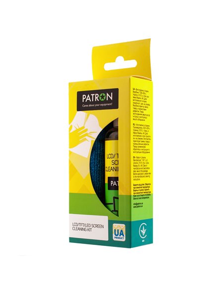 Set de curățare Patron F3-017, pentru ecrane LCD/LED 
