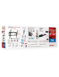 Наклонное настенное крепление BARKAN CM310+, Чёрный 2
