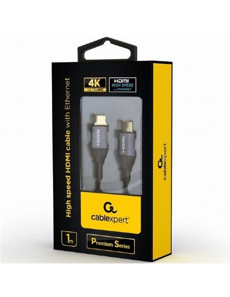Cablu Video Cablexpert CCBP-HDMI-1M, HDMI (M) - HDMI (M), 1m, Negru
