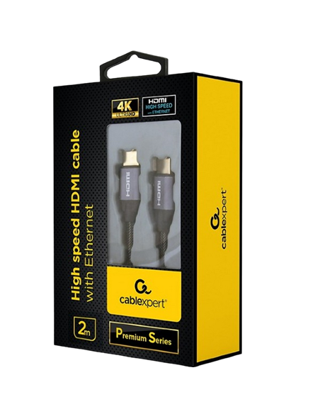 Видео кабель Cablexpert CCBP-HDMI-2M, HDMI (M) - HDMI (M), 2м, Чёрный