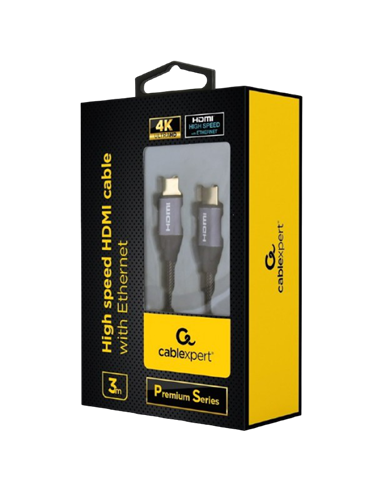 Cablu Video Cablexpert CCBP-HDMI-3M, HDMI (M) - HDMI (M), 3m, Negru