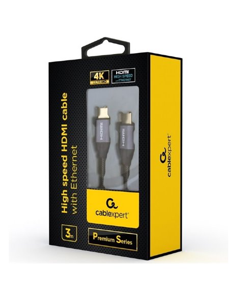 Видео кабель Cablexpert CCBP-HDMI-3M, HDMI (M) - HDMI (M), 3м, Чёрный