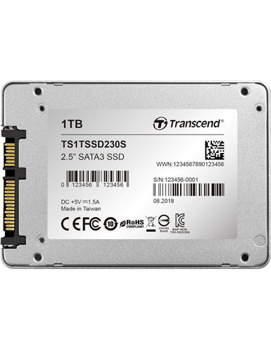 Накопитель SSD Transcend SSD230S, 2000Гб, TS2TSSD230S