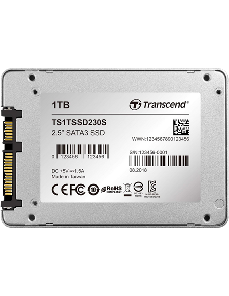 Накопитель SSD Transcend SSD230S, 2000Гб, TS2TSSD230S