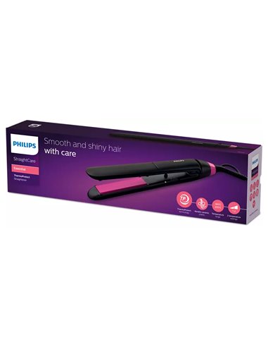 Выпрямитель для волос Philips StraightCare Essential BHS375/00, Чёрный