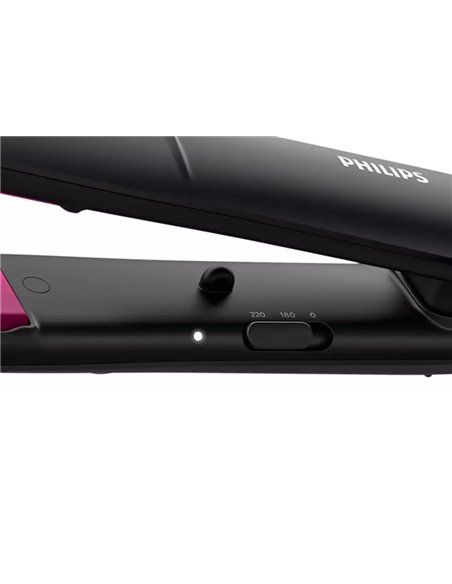 Placă de îndreptat părul Philips StraightCare Essential BHS375/00, Negru