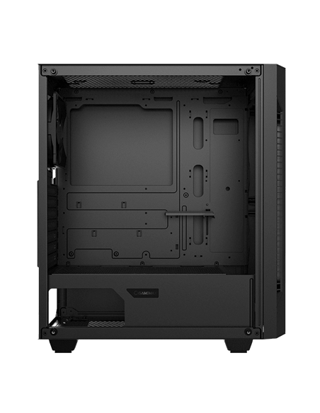 Carcasă PC Gamemax Fortress TG, Midi-Tower, Fără PSU, Negru