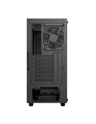 Carcasă PC Gamemax Fortress TG, Midi-Tower, Fără PSU, Negru