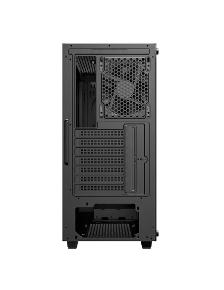 Carcasă PC Gamemax Fortress TG, Midi-Tower, Fără PSU, Negru