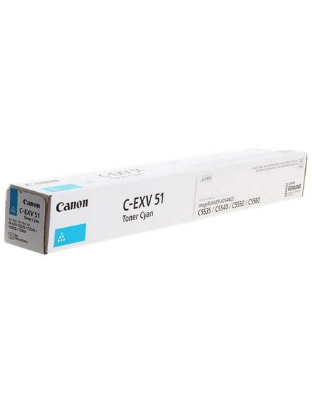 Тонер Canon C-EXV51, Голубой