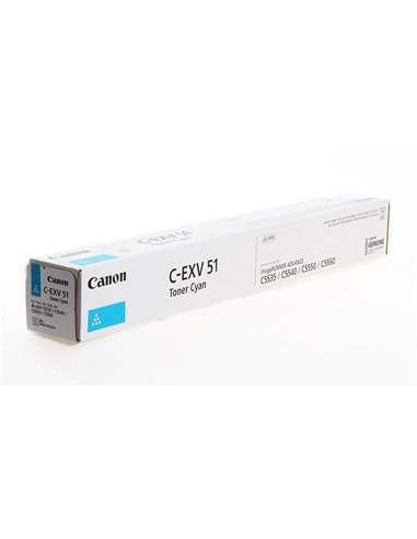 Тонер Canon C-EXV51, Голубой
