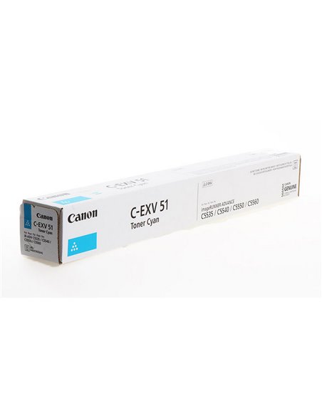 Тонер Canon C-EXV51, Голубой