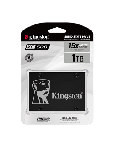 Накопитель SSD Kingston KC600, 1024Гб, SKC600/1024G