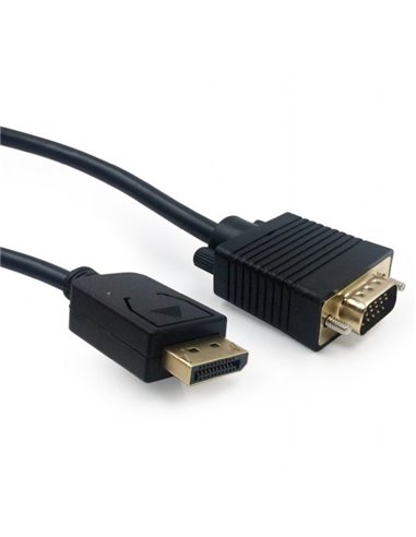 Cablu Video Cablexpert CCP-DPM-VGAM-6, DisplayPort (M) - VGA D-Sub (M), 1,8m, Negru