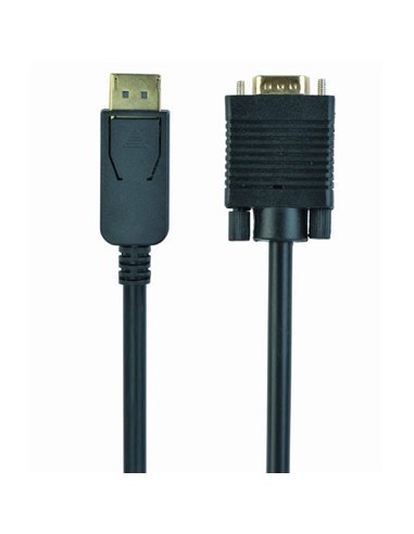 Cablu Video Cablexpert CCP-DPM-VGAM-6, DisplayPort (M) - VGA D-Sub (M), 1,8m, Negru
