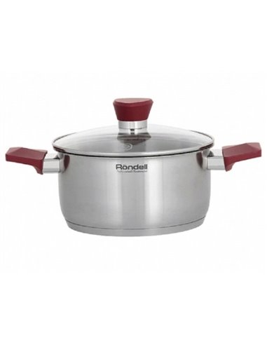 Набор посуды Rondell Strike, 20cm, Серебристый