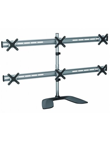 Настольный кронштейн для монитора Reflecta PLANO DeskStand 23-1010 S, Серебристый