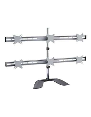 Настольный кронштейн для монитора Reflecta PLANO DeskStand 23-1010 S, Серебристый