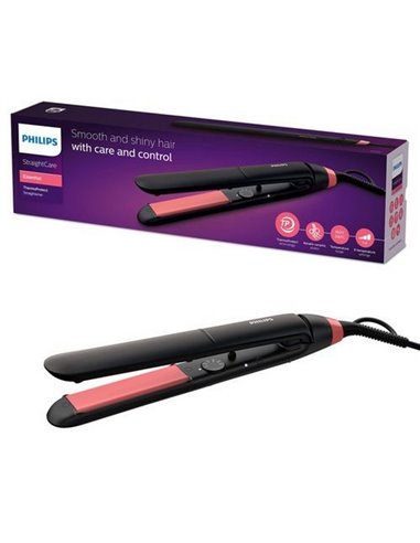 Выпрямитель для волос Philips StraightCare Essential BHS376/00, Чёрный
