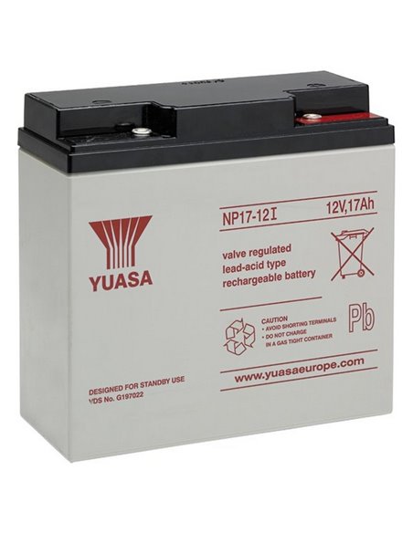 Acumulator UPS Yuasa NP17-12I -TW, 12V, 17Ah