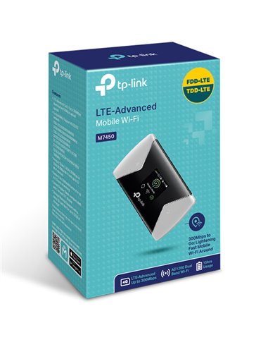 Wi-Fi Router mobil TP-LINK M7450, Negru