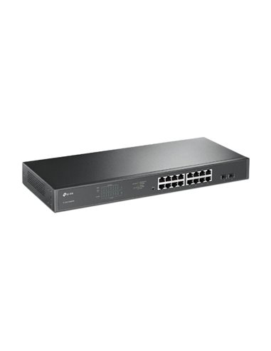 Сетевой коммутатор TP-LINK TL-SG1218MPE, 16x 10/100/1000 Мбит/с, 2x SFP