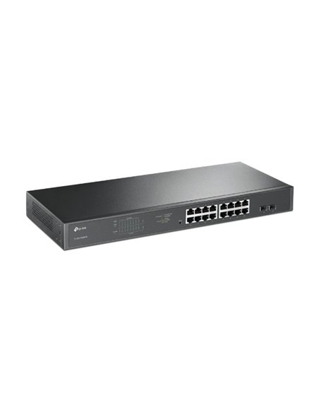Сетевой коммутатор TP-LINK TL-SG1218MPE, 16x 10/100/1000 Мбит/с, 2x SFP