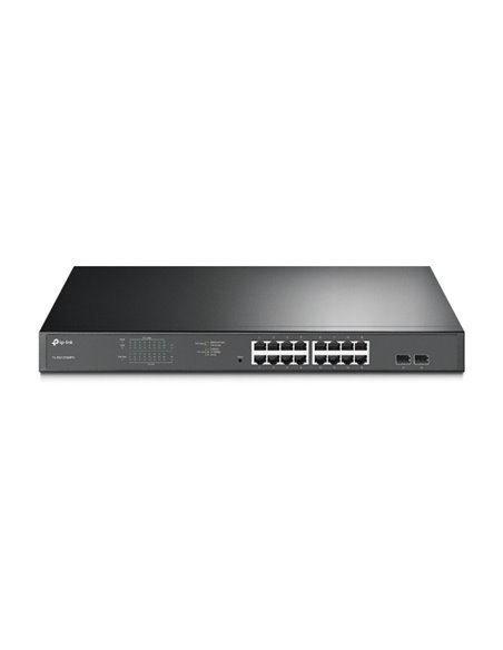 Сетевой коммутатор TP-LINK TL-SG1218MPE, 16x 10/100/1000 Мбит/с, 2x SFP