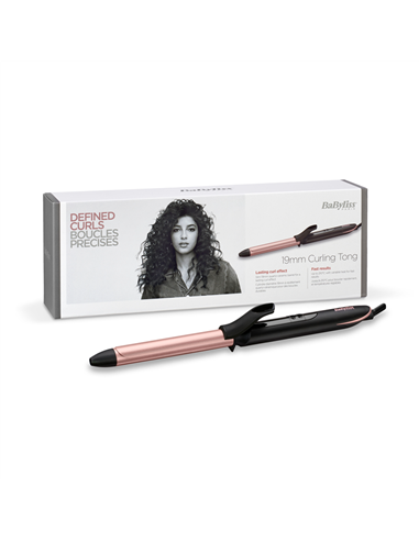 Ondulator de păr BaByliss C450E, Negru | Roz