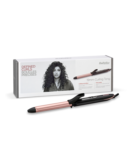 Ondulator de păr BaByliss C450E, Negru | Roz