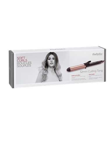 Ondulator de păr BaByliss C452E, Negru | Roz