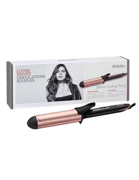 Плойка BaByliss Rose Quartz C453E, Чёрный | Розовый