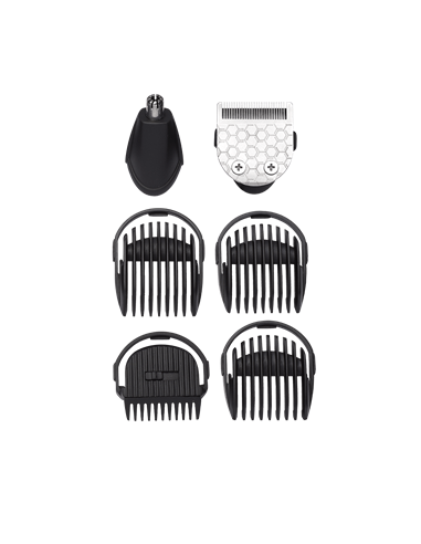Trimmer pentru bărbați BaByliss 6-in-1 Multi Trimmer MT725E, Negru