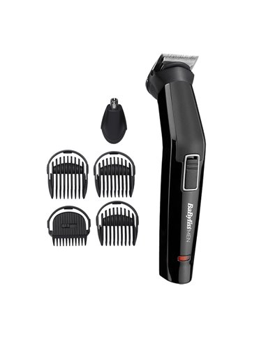 Trimmer pentru bărbați BaByliss 6-in-1 Multi Trimmer MT725E, Negru