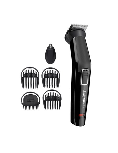 Trimmer pentru bărbați BaByliss 6-in-1 Multi Trimmer MT725E, Negru