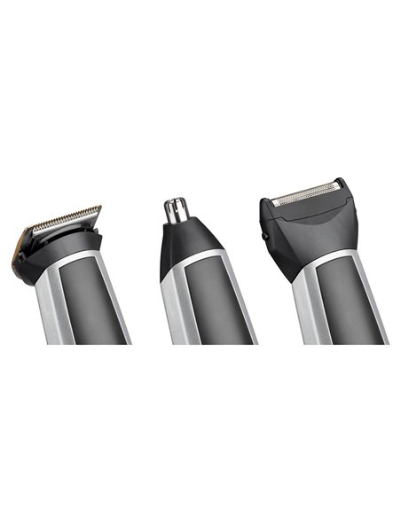 Trimmer pentru bărbați BaByliss 8-in-1 Titanium Multi Trimmer MT726E, Argintiu | Negru Trimmer pentru bărbați BaByliss 8-in-1 Titanium Multi Trimmer MT726E, Argintiu | Negru