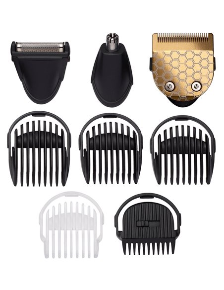 Trimmer pentru bărbați BaByliss 8-in-1 Titanium Multi Trimmer MT726E, Argintiu | Negru Trimmer pentru bărbați BaByliss 8-in-1 Titanium Multi Trimmer MT726E, Argintiu | Negru