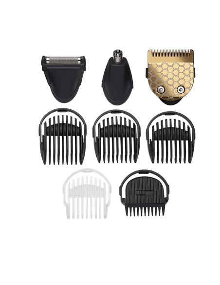 Trimmer pentru bărbați BaByliss 8-in-1 Titanium Multi Trimmer MT726E, Argintiu | Negru Trimmer pentru bărbați BaByliss 8-in-1 Titanium Multi Trimmer MT726E, Argintiu | Negru