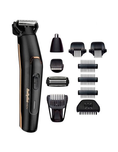 Trimmer pentru bărbați BaByliss 11-in-1 Carbon Titanium Multi Trimmer MT860E, Negru