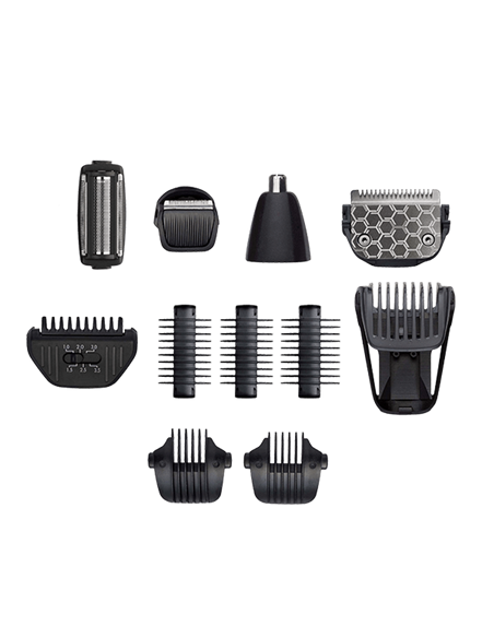 Trimmer pentru bărbați BaByliss 11-in-1 Carbon Titanium Multi Trimmer MT860E, Negru