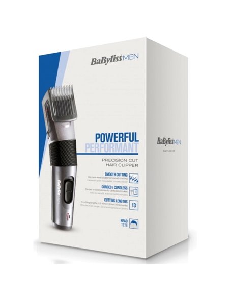 Aparat de tuns BaByliss Precision Cut E786E, Negru