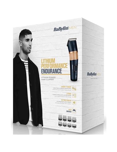 Aparat de tuns BaByliss E986E, Negru | Auriu