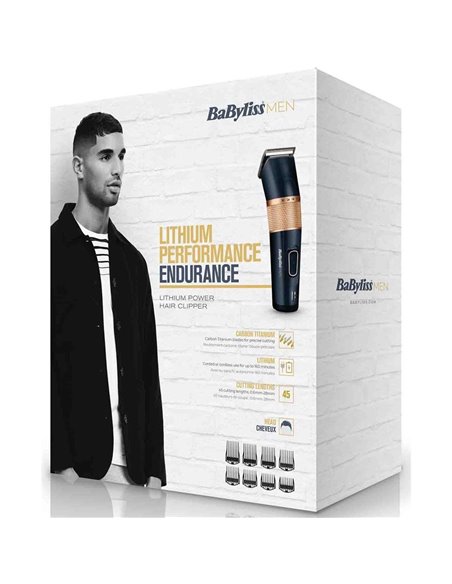 Aparat de tuns BaByliss E986E, Negru | Auriu