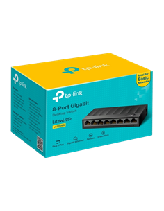 Сетевой коммутатор TP-LINK LS1008G, 8x 10/100/1000 Мбит/с 2