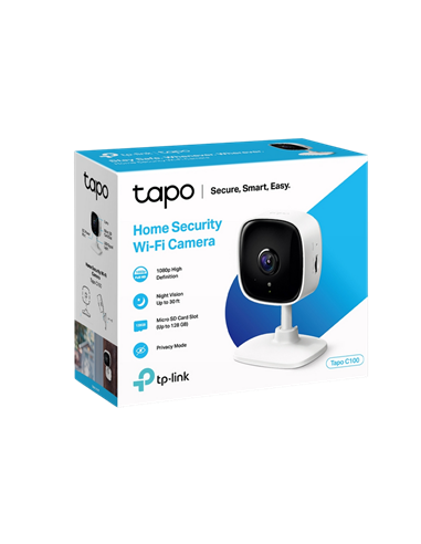 Умная камера видеонаблюдения TP-LINK Tapo C100, Белый