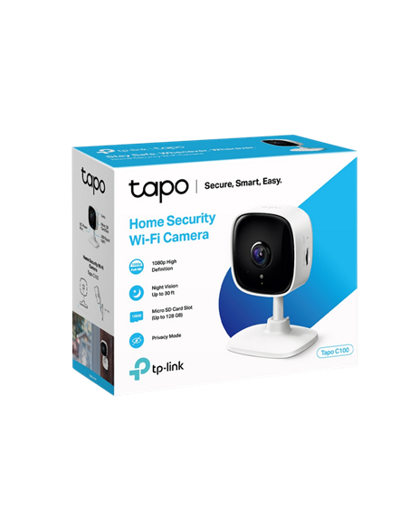 Умная камера видеонаблюдения TP-LINK Tapo C100, Белый