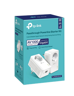 Powerline Adapter TP-LINK TL-PA7017P KIT, AV1000, 1000 Mbps, Alb 2