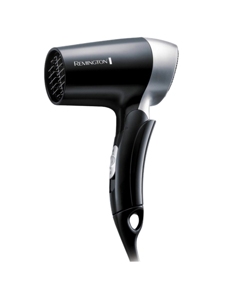 Uscător de păr compact Remington On The Go D2400, 1400W, Negru