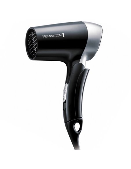Uscător de păr compact Remington On The Go D2400, 1400W, Negru