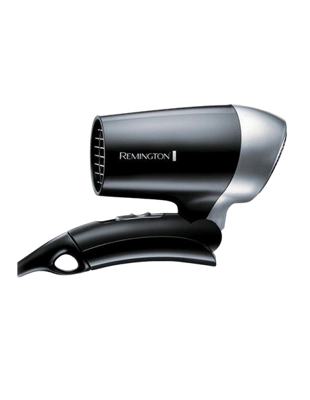 Uscător de păr compact Remington On The Go D2400, 1400W, Negru